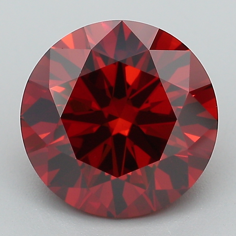 3.08ct Round lab-grown diamond