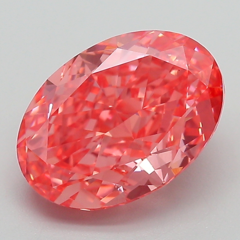 3.19ct Oval lab-grown diamond