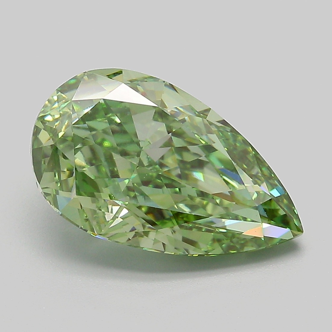 Exact supplier image of 4.26ct Pear lab-grown diamond