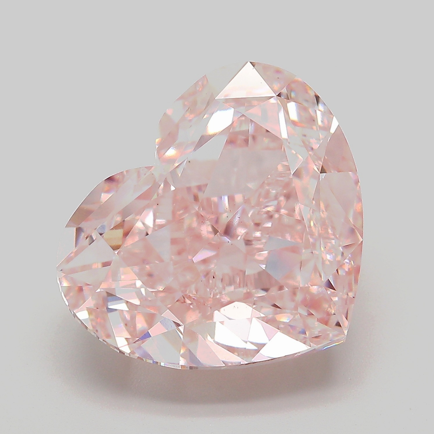 Exact supplier image of 15.24ct Heart lab-grown diamond