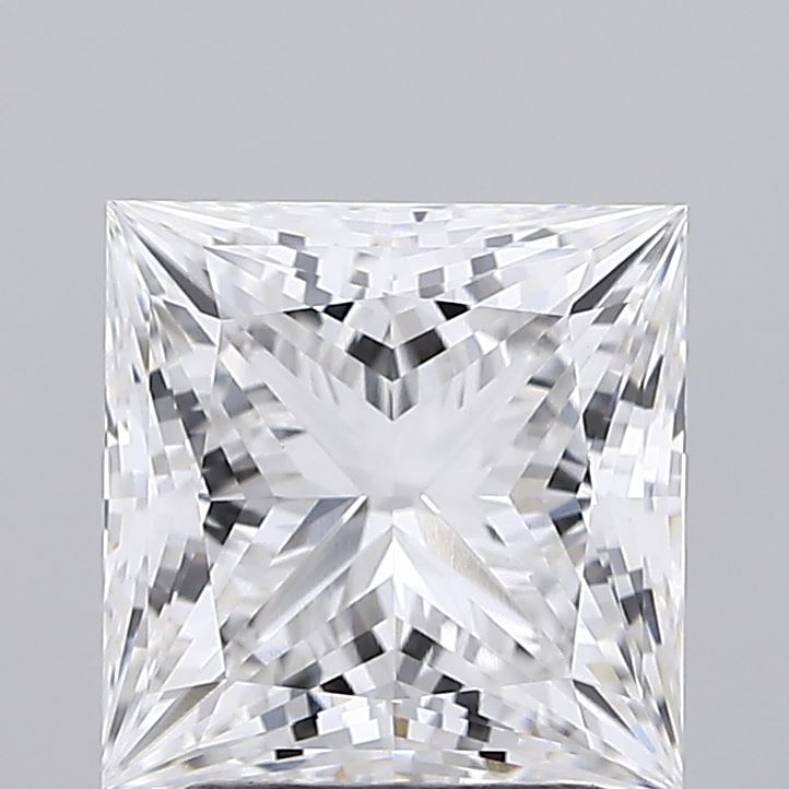 2.54ct Princess lab-grown diamond