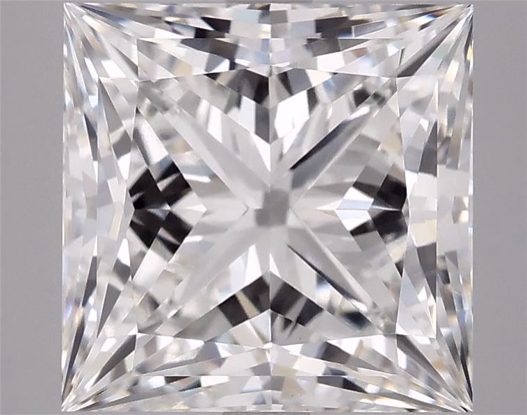 2.58ct Princess lab-grown diamond