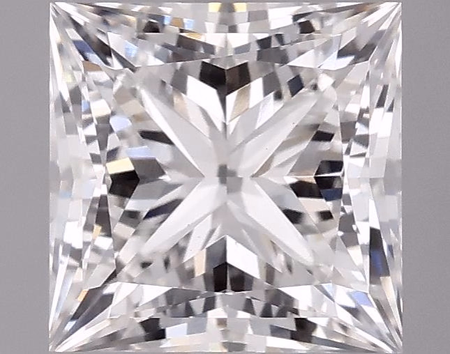 2.59ct Princess lab-grown diamond