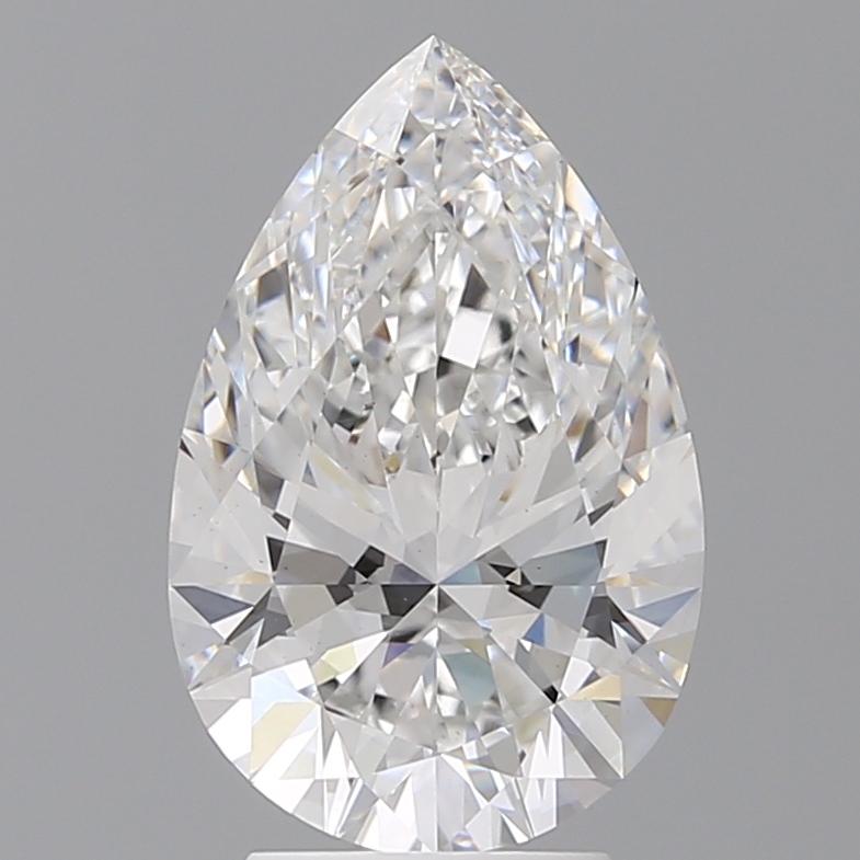 3.58ct Pear lab-grown diamond