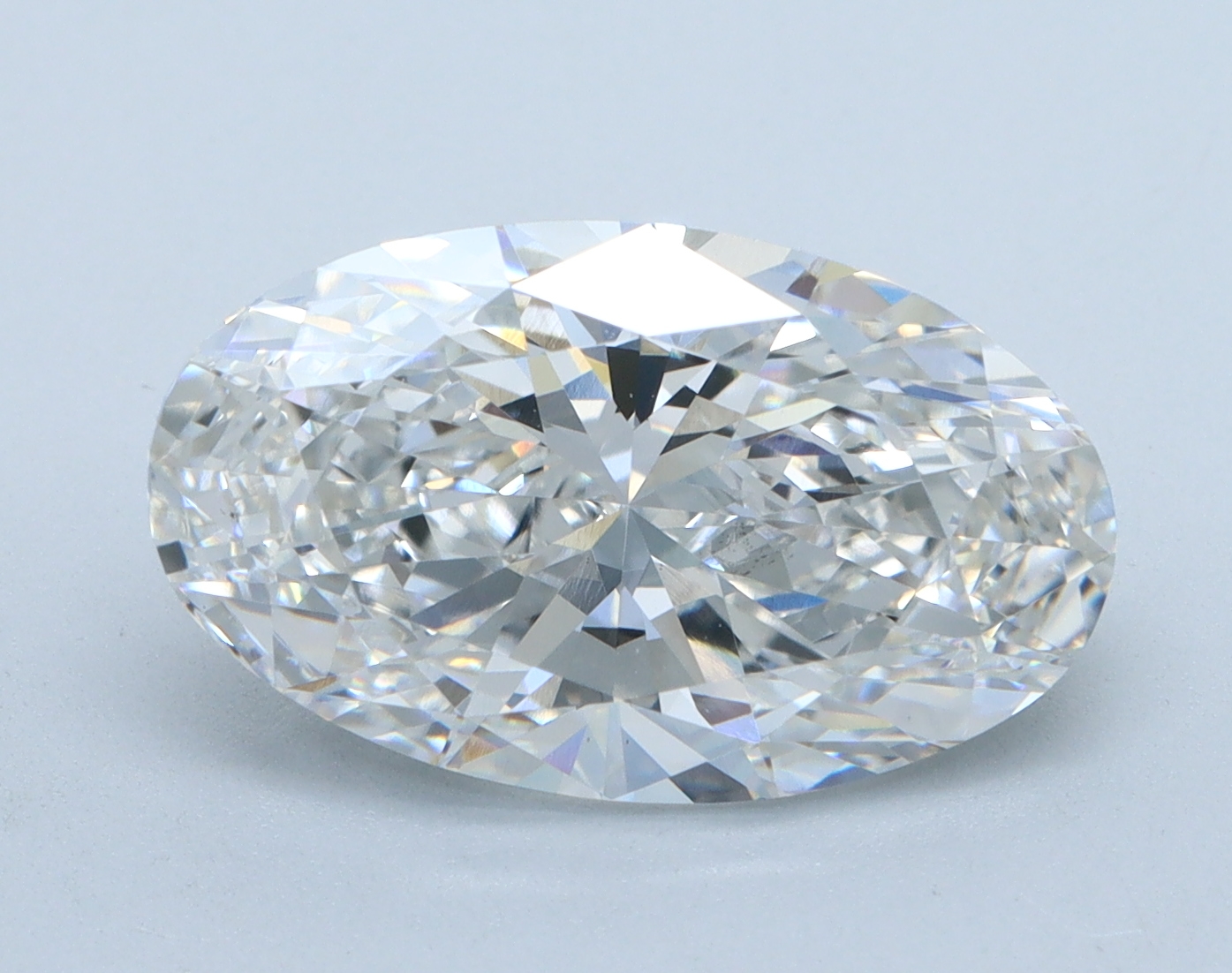 3.58ct Moval lab-grown diamond