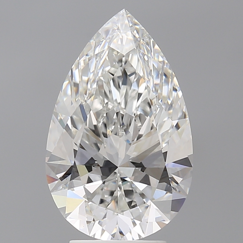 4.09ct Pear lab-grown diamond